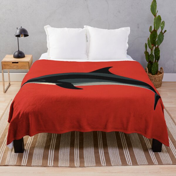 Item preview, Dolphin | Red minimalism designed and sold by ComicsFactory.
