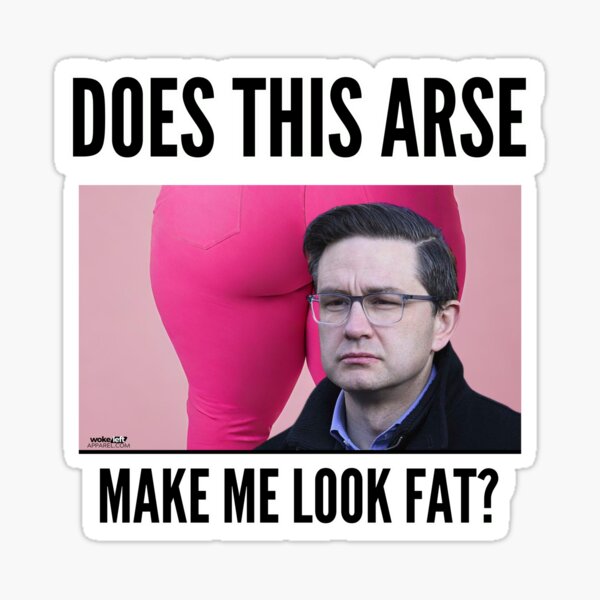Does This Arse Make Me Look Fat? Sticker