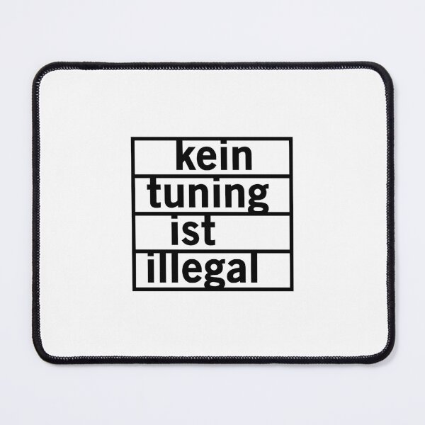 Item preview, No tuning is illegal (black) designed and sold by VEB Ostladen.