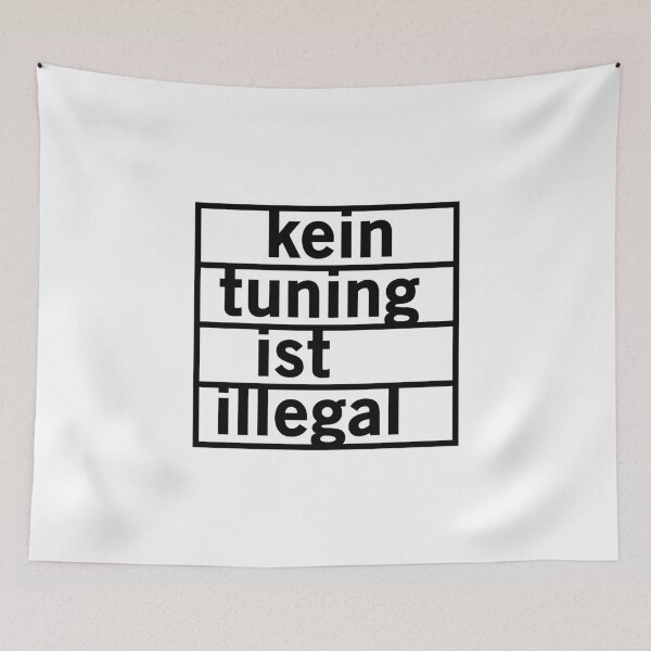 Item preview, No tuning is illegal (black) designed and sold by VEB Ostladen.