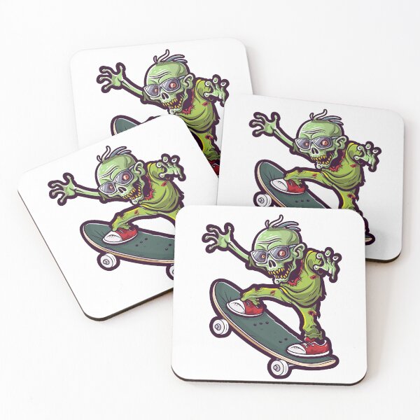 Item preview, Zombie Skateboarder: Gnarly Graveyard Grind designed and sold by smartart42.