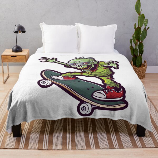 Item preview, Zombie Skateboarder: Gnarly Graveyard Grind designed and sold by smartart42.