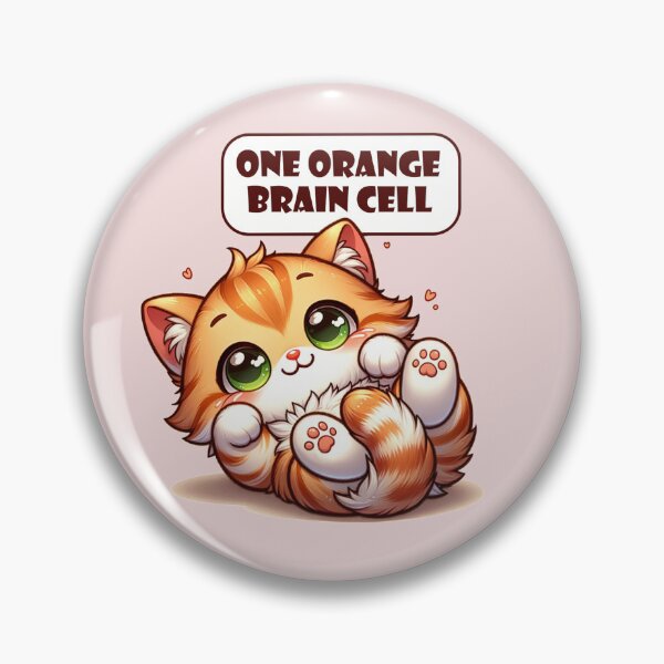 Item preview, One Orange Brain Cell designed and sold by MythicBiscuit.