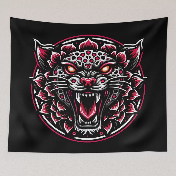 Item preview, Floral Panther's Hunt designed and sold by zzz888.