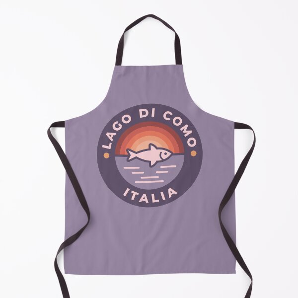 Item preview, Lago di Como Italia minimalist landscape badge designed and sold by InvestingRoad.