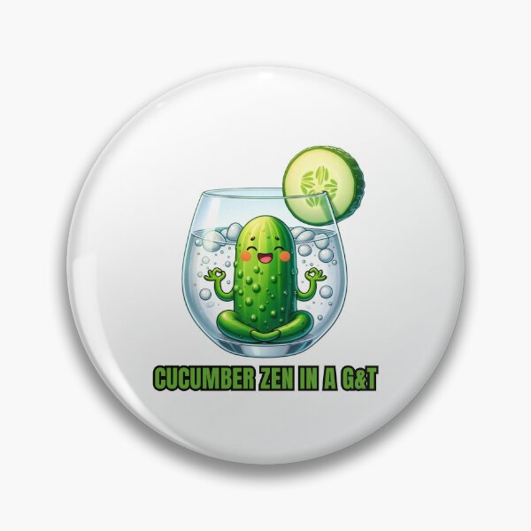 Item preview, Cucumber Zen: Gin & Tonic Bliss designed and sold by vk09.