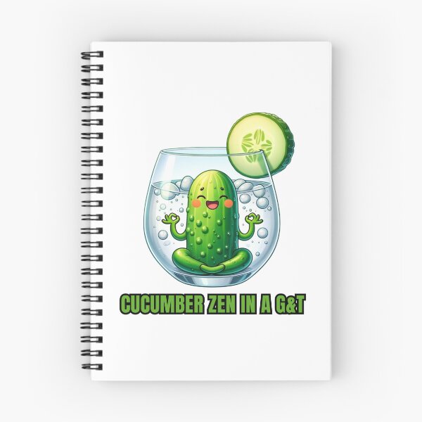 Item preview, Cucumber Zen: Gin & Tonic Bliss designed and sold by vk09.