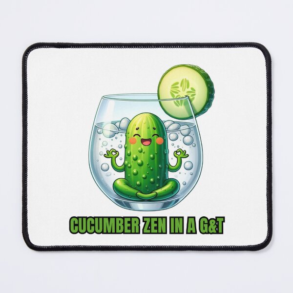 Item preview, Cucumber Zen: Gin & Tonic Bliss designed and sold by vk09.