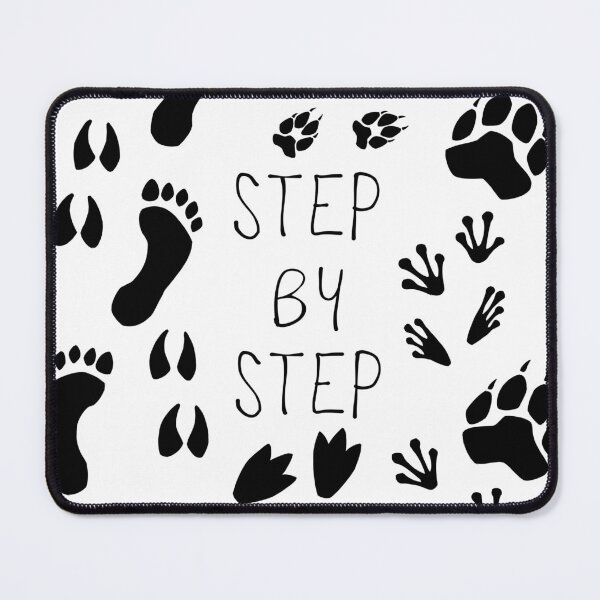 Item preview, Step by Step - Animals and Human Footprints designed and sold by SaraVLeoni.