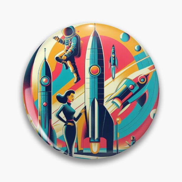 Item preview, Galactic Odyssey: A Retro-Futuristic Space Journey designed and sold by Wonderall.