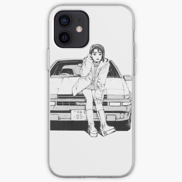 Initiale D Natsuki Drift Touge Anime Eurobeat Coque souple iPhone