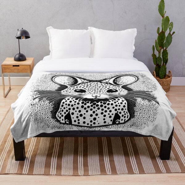 Item preview, Monochrome dot art of a cute mouse - dePace' designed and sold by mrpropcake.