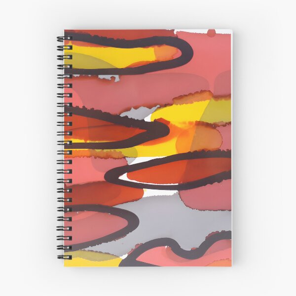 Item preview, Yellow, White, Black, Grey Alcohol Ink designed and sold by freshinkarts.