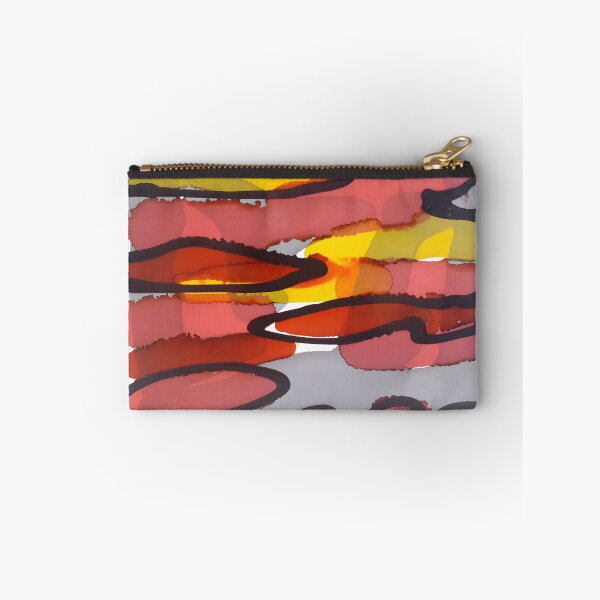 Item preview, Yellow, White, Black, Grey Alcohol Ink designed and sold by freshinkarts.