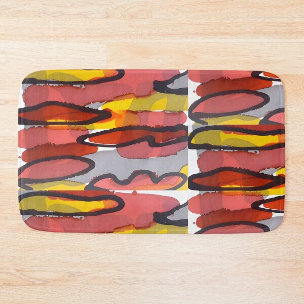 Item preview, Yellow, White, Black, Grey Alcohol Ink designed and sold by freshinkarts.