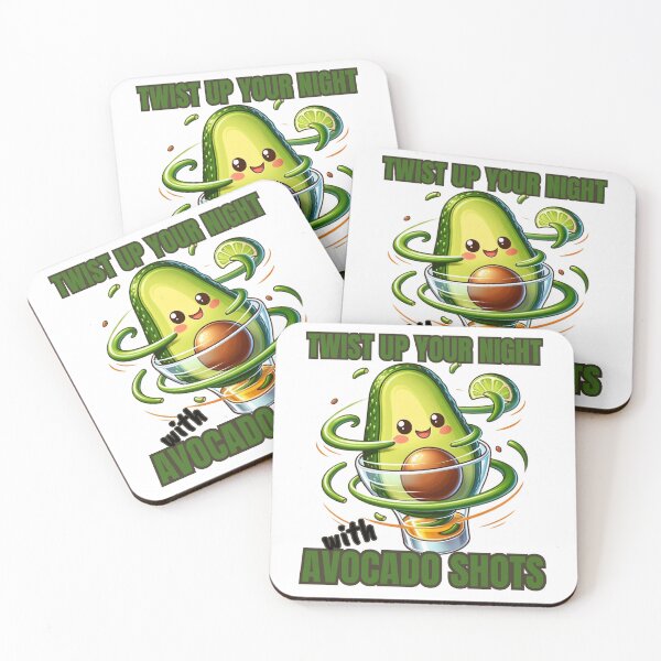 Item preview, Avocado Twist: Citrus Shot Delight designed and sold by vk09.