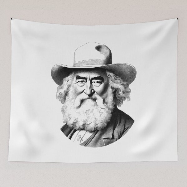 Item preview, Walt Whitman portrait designed and sold by NTGUILTY.