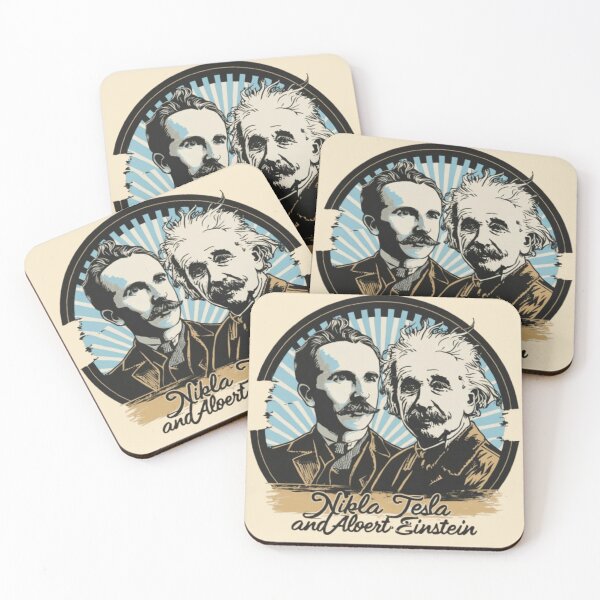 Item preview, Nikola Tesla and Albert Einstein banksy street art designed and sold by martin max.