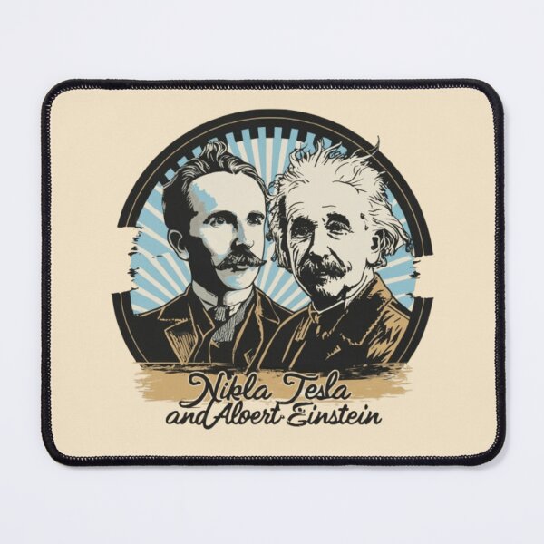 Item preview, Nikola Tesla and Albert Einstein banksy street art designed and sold by martin max.