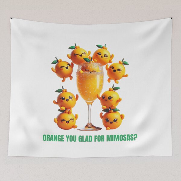 Item preview, Mimosa Cheer: Citrus Celebration designed and sold by vk09.