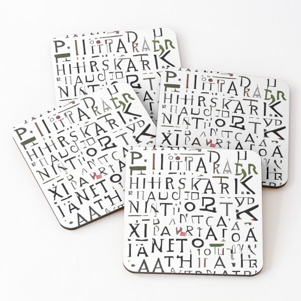 Item preview, FRAGMENTED HIEROGLYPHIC TYPOGRAPHY designed and sold by digitalartlb.