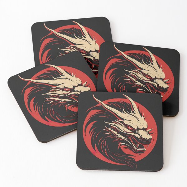 Item preview, Dragon | Red minimalism designed and sold by ComicsFactory.