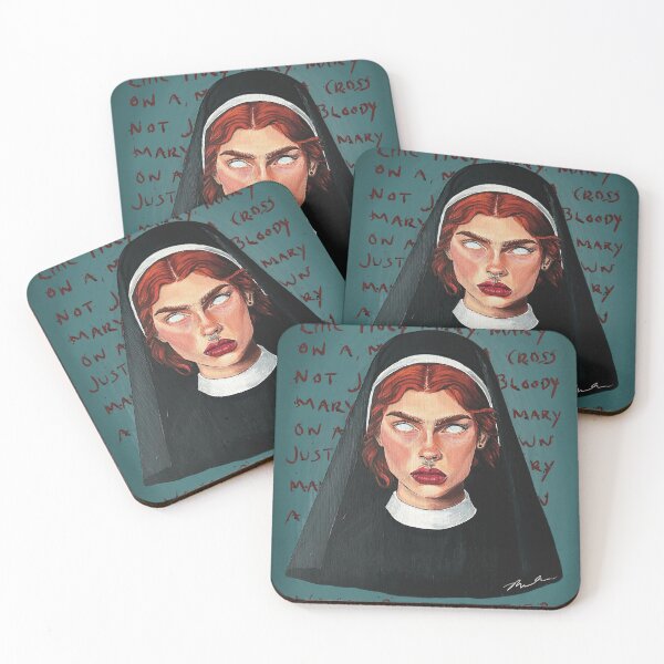 Item preview, Mary On A Cross Ghost Fan Art Poster designed and sold by bloodysaint.