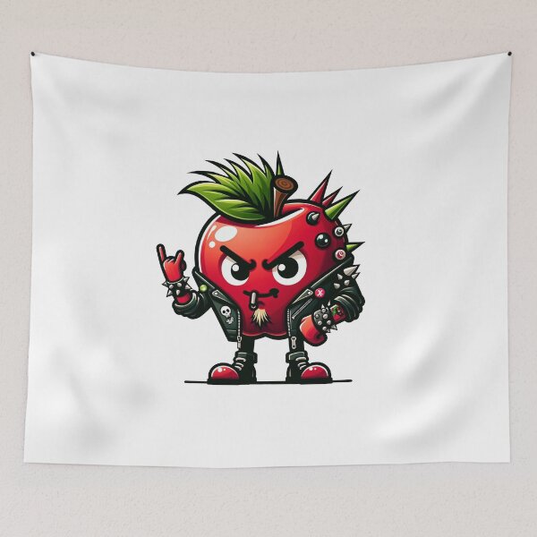 Item preview, Apple the punk delinquent designed and sold by FerdiEverywhere.