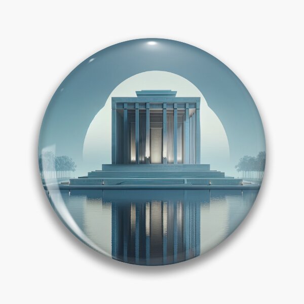 Item preview, Harmony of Nature and Architecture under Moonlit Sky designed and sold by SunkenCost.