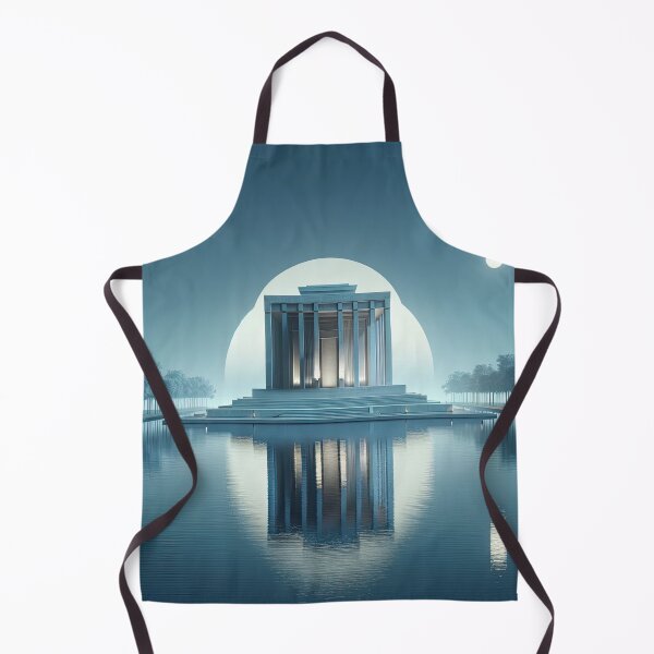 Item preview, Harmony of Nature and Architecture under Moonlit Sky designed and sold by SunkenCost.