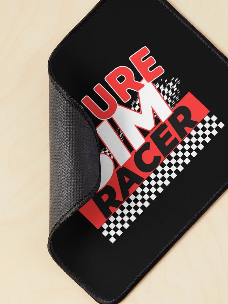 Thumbnail 2 of 5, Mouse Pad, Future Sim Racer Funny Sim Racing Quote designed and sold by SharpThreadZ.