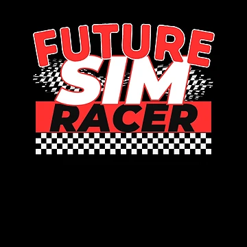Artwork thumbnail, Future Sim Racer Funny Sim Racing Quote by SharpThreadZ