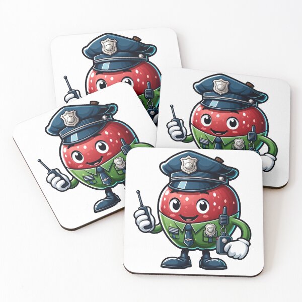 Item preview, police apple designed and sold by FerdiEverywhere.
