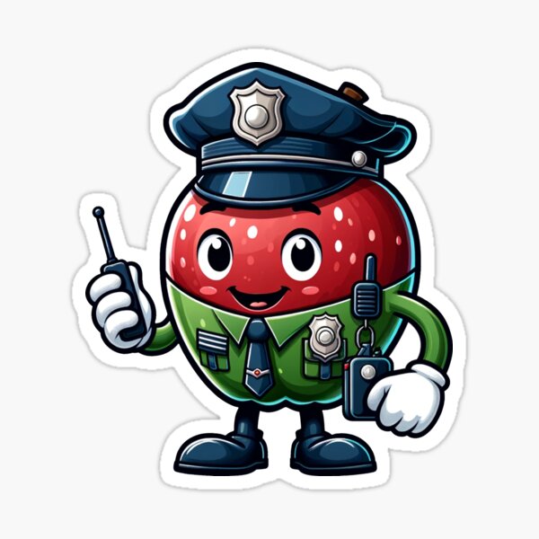 Aperçu de l'œuvre pomme de police créée et vendue par FerdiEverywhere.