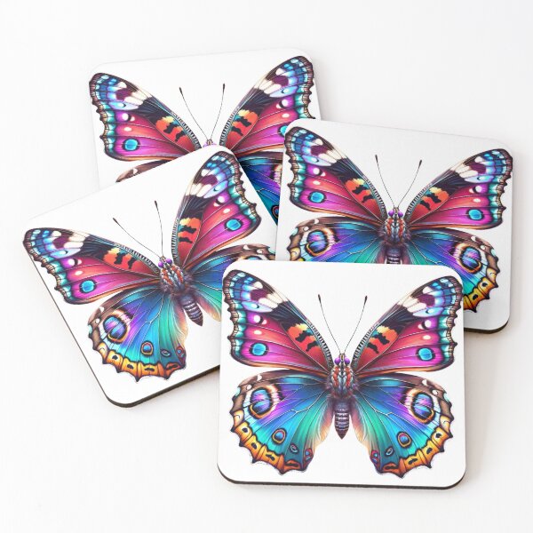 Item preview, Butterfly, Vibrant Butterfly Sticker - Colorful and Artistic Decal for Nature Lovers, Perfect for Laptops, Water Bottles, Notebooks" designed and sold by AlphaPODMonkey.