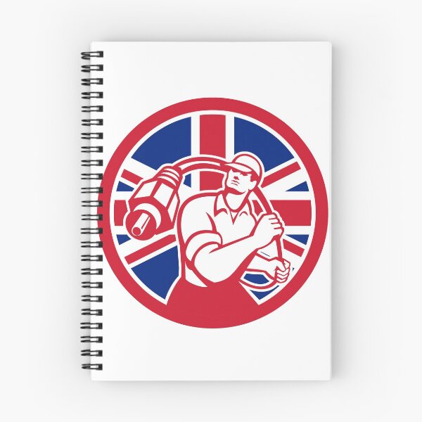 Item preview, British Cable Installer Union Jack Flag Icon designed and sold by patrimonio.