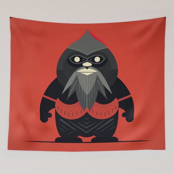 Item preview, Dwarf | Red minimalism designed and sold by ComicsFactory.