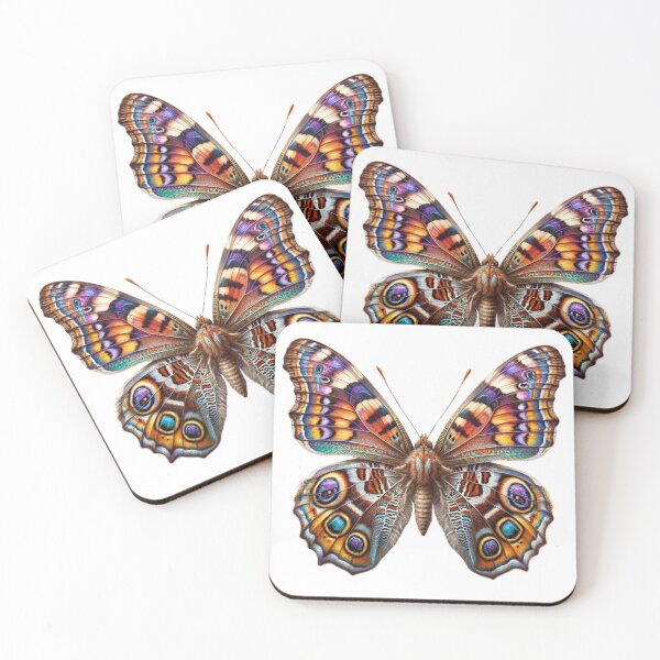 Item preview, Butterfly, Vibrant Butterfly Sticker - Colorful and Artistic Decal for Nature Lovers, Perfect for Laptops, Water Bottles, Notebooks" designed and sold by AlphaPODMonkey.