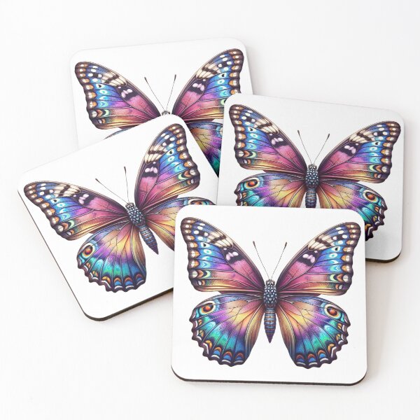Item preview, Butterfly, Vibrant Butterfly Sticker - Colorful and Artistic Decal for Nature Lovers, Perfect for Laptops, Water Bottles, Notebooks" designed and sold by AlphaPODMonkey.
