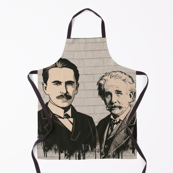 Item preview, nikola tesla and albert einstein banksy street art designed and sold by martin max.