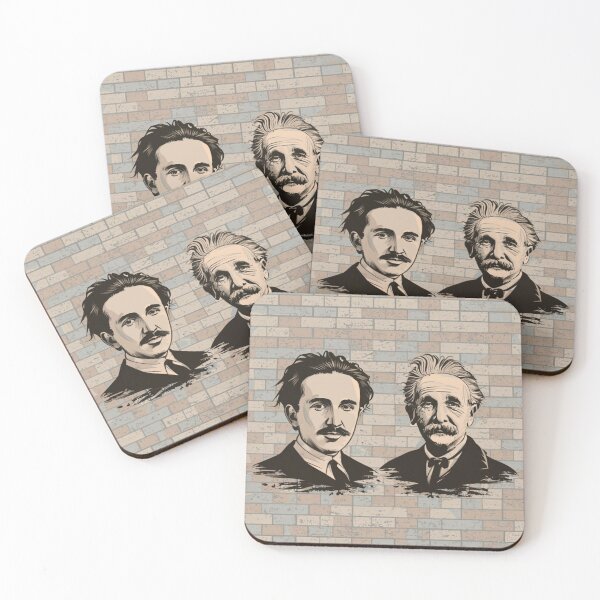 Item preview, nikola tesla and albert einstein banksy street art designed and sold by martin max.