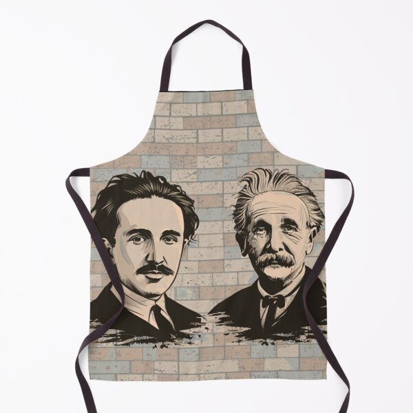 Item preview, nikola tesla and albert einstein banksy street art designed and sold by martin max.