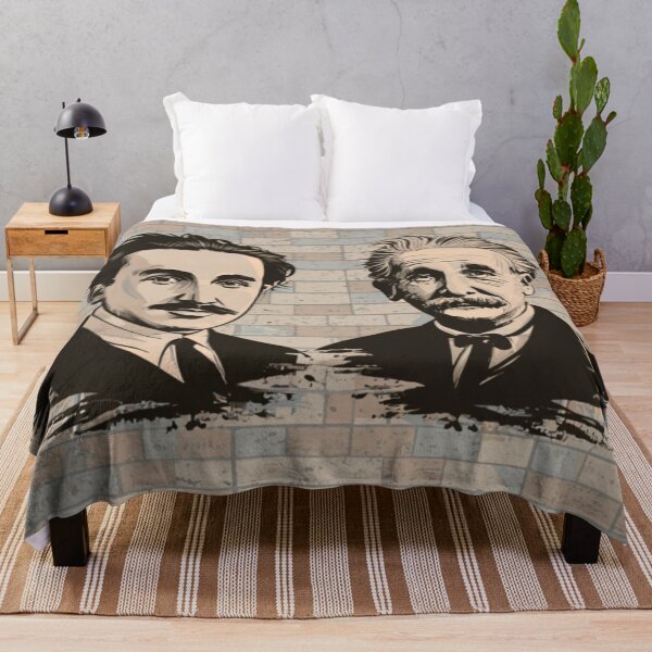 Item preview, nikola tesla and albert einstein banksy street art designed and sold by martin max.