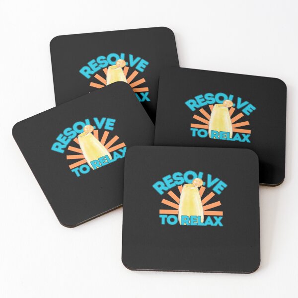 Item preview, Resolve To Relax Cool Relaxation Funny Inspiring Quote designed and sold by SharpThreadZ.