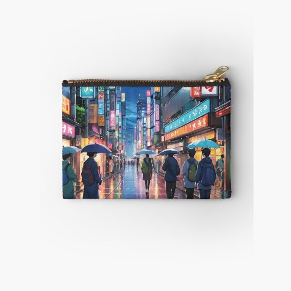 Item preview, Rainy city streets at night. designed and sold by maulbang.