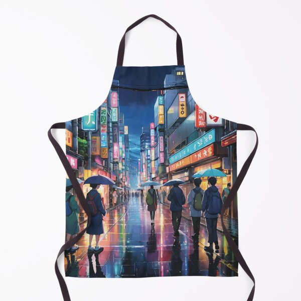Item preview, Rainy city streets at night. designed and sold by maulbang.