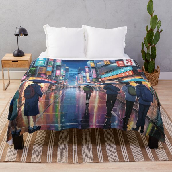 Item preview, Rainy city streets at night. designed and sold by maulbang.