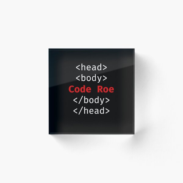 Aperçu de l'œuvre Code Javascript Roe créée et vendue par AgelessCreative.