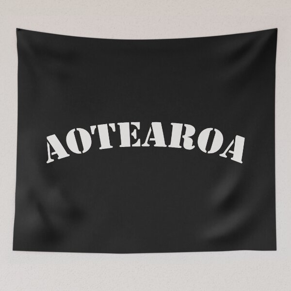 Item preview, Aotearoa stencil logo designed and sold by Gaz Jarman.