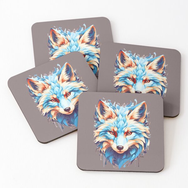 Item preview, Beautiful Blue White Fox Face designed and sold by koolandthecat.